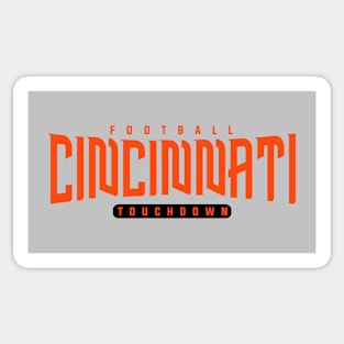 Cincinnati Football Team Sticker